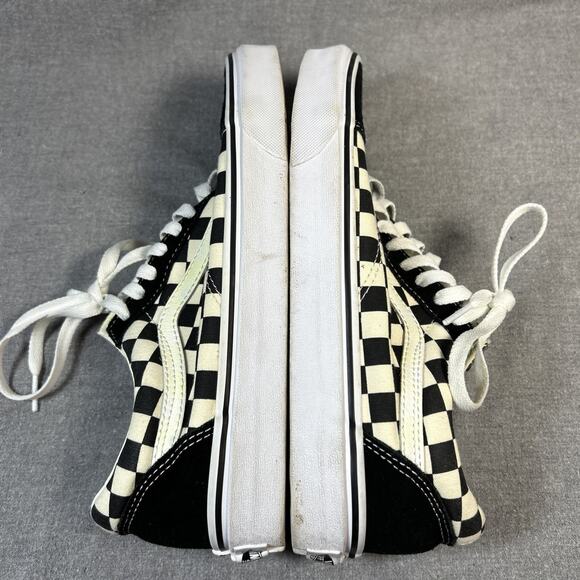 Vans Old Skool Black White Checkerboard Skate Shoes Mens 8 Womens 9.5 main image 7